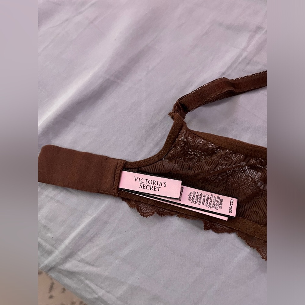 Victoria’s Secret | New | Dream Angels | Lined Demi Brown 32C Bra - Picture 8 of 10